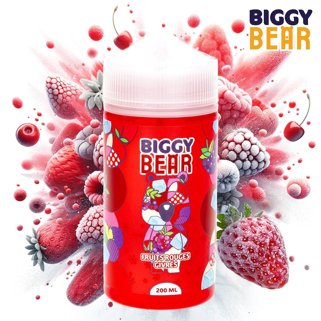 E-liquide Biggy Bear Fruits Rouges Givrs - Disponible sur S Factory !