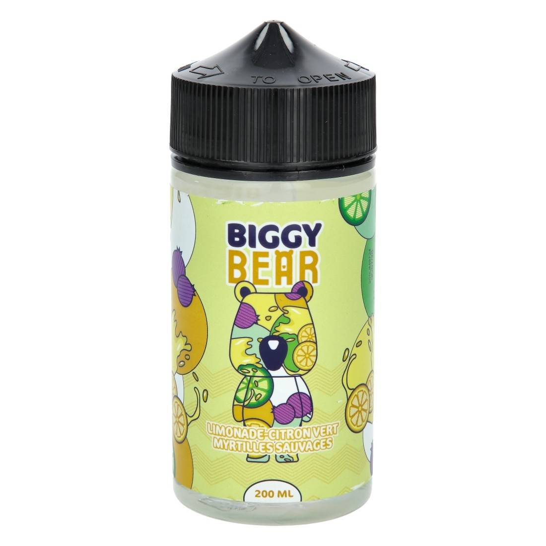 E-liquide Biggy Bear Limonade Citron Vert Myrtilles 200ml - Disponible sur  S Factory !