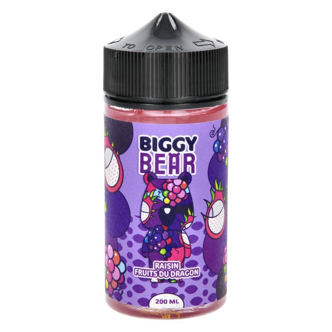 E-liquide Biggy Bear Raisin Fruits du dragon 200ml