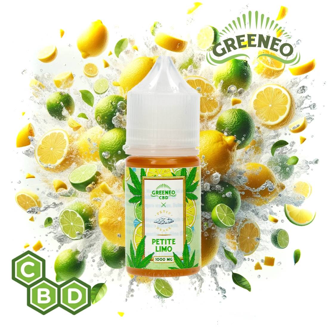 E-LIQUIDE CBD GREENEO LA PETITE LIMO 30ML