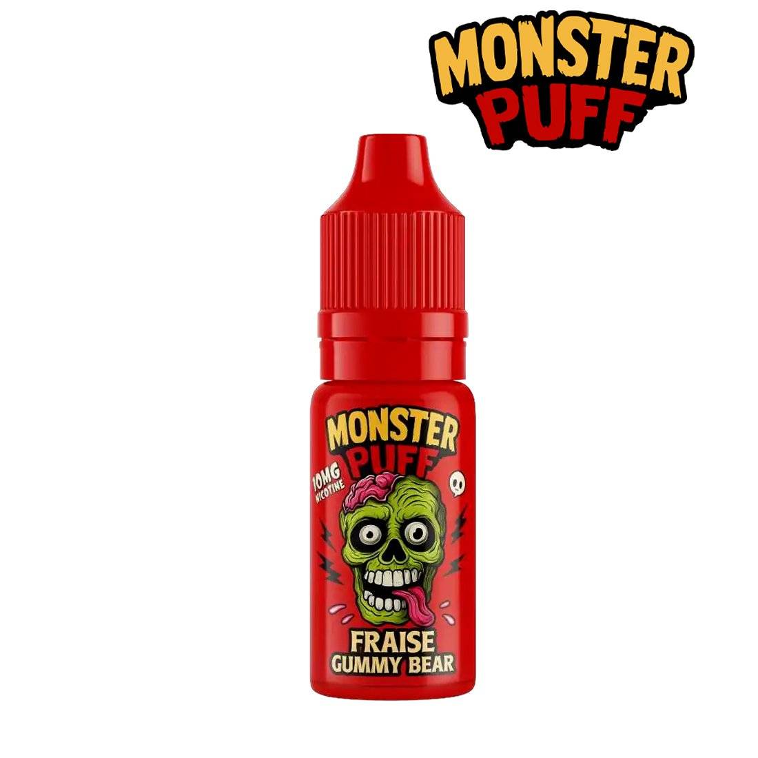 E-liquide Monster Puff Fraise Gummy Bear 10ml - Disponible sur S Factory !