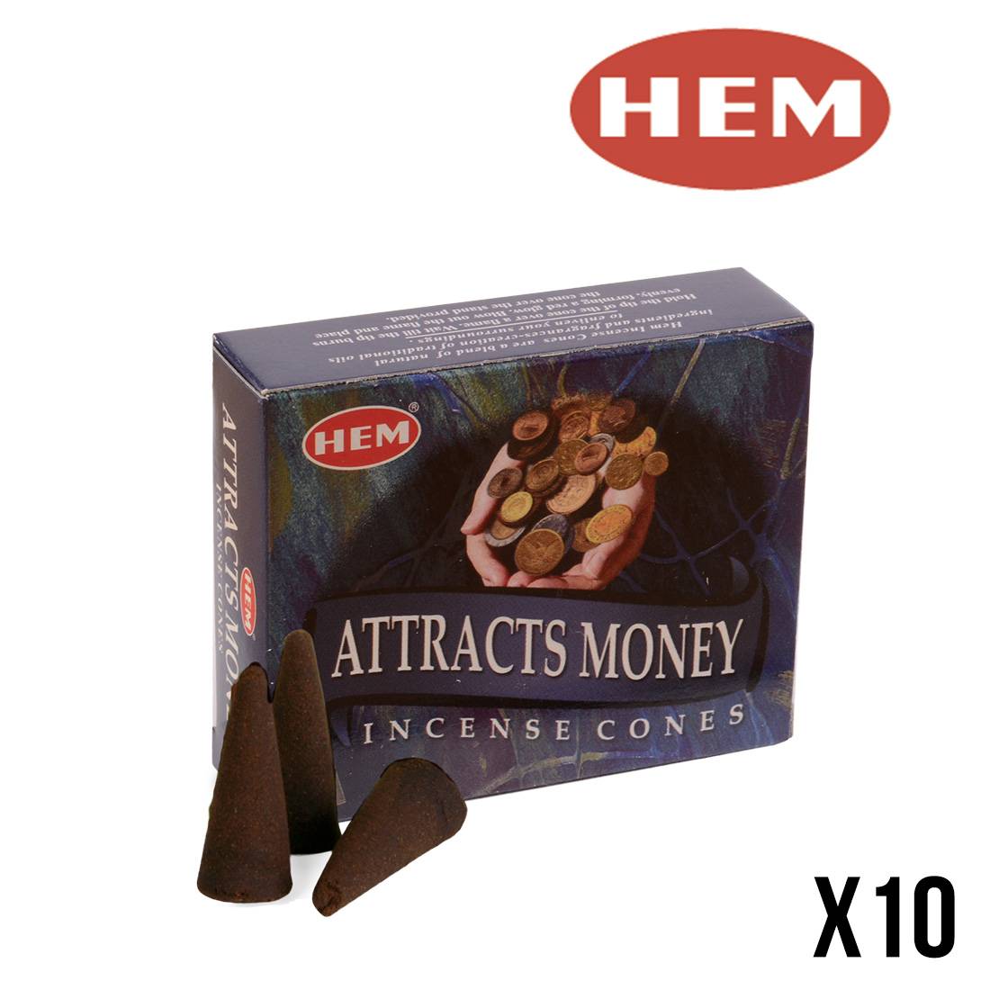 ENCENS HEM ATTIRE ARGENT CONES