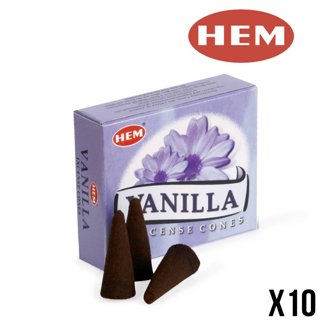 ENCENS HEM VANILLE CONES