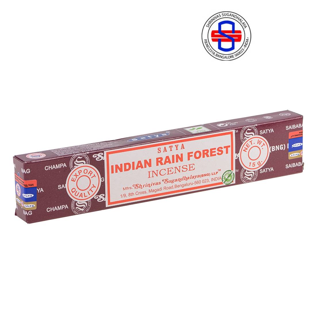 ENCENS SATYA INDIAN RAIN FOREST 15G