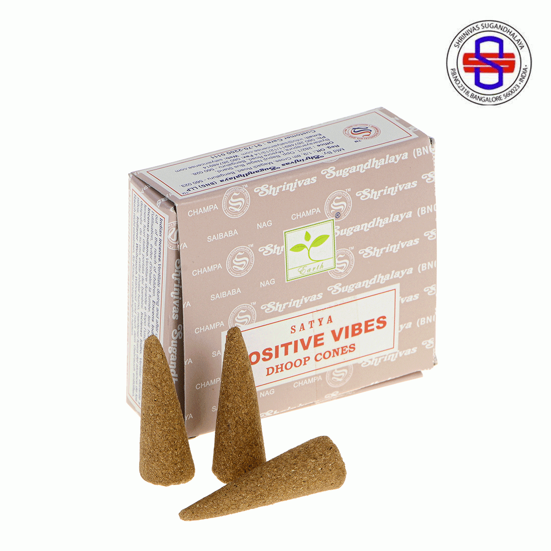 ENCENS SATYA POSITIVE VIBES CONES