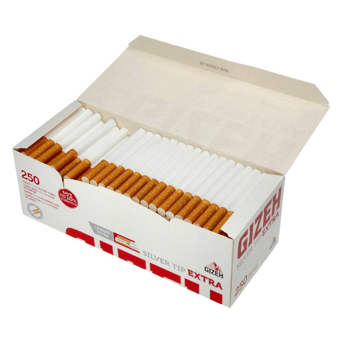 Tube à cigarette Gizeh Silver Tip Extra