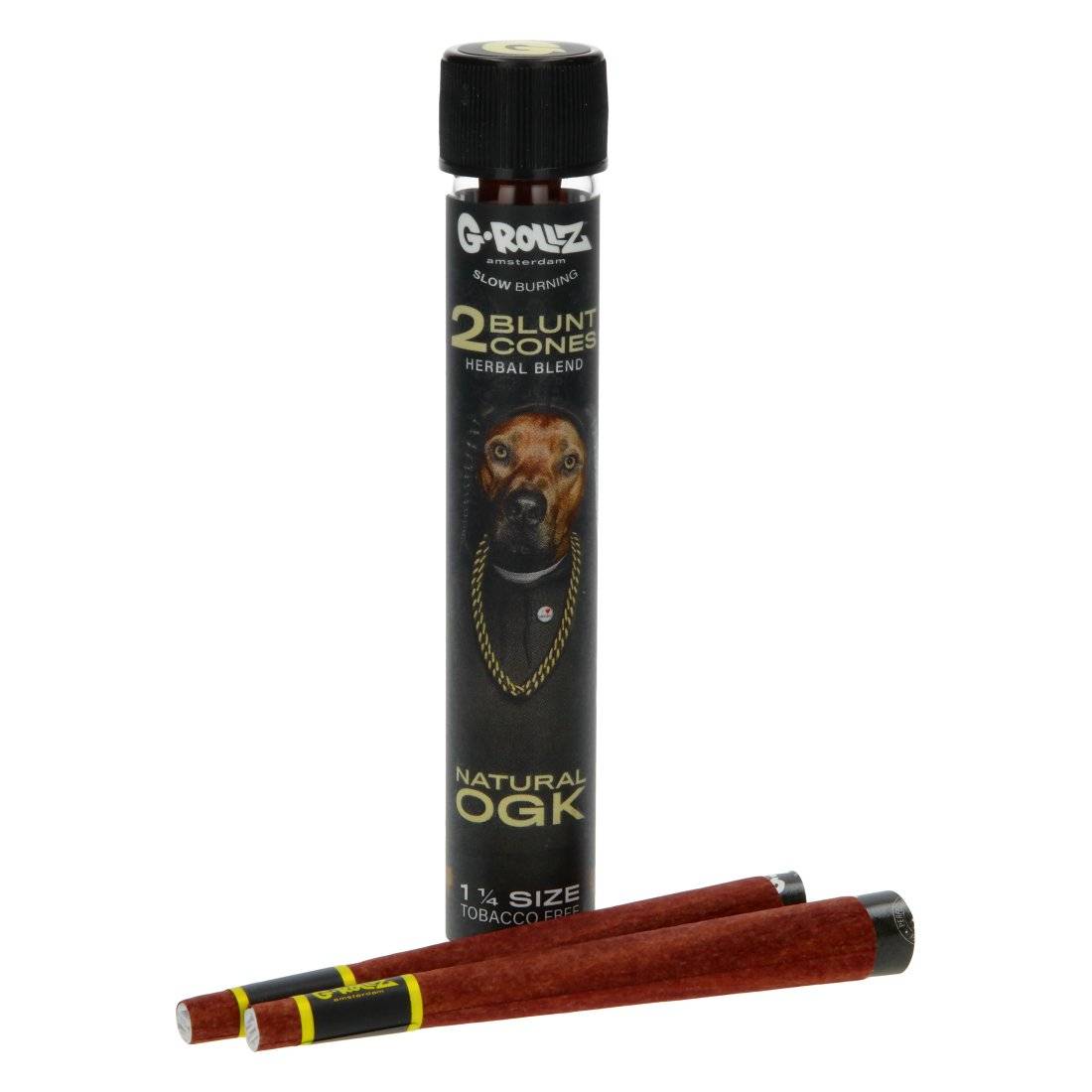 BLUNT PREROULE 1 1/4 G-ROLLZ HERBAL BLEND NATURAL OGK PAR 2