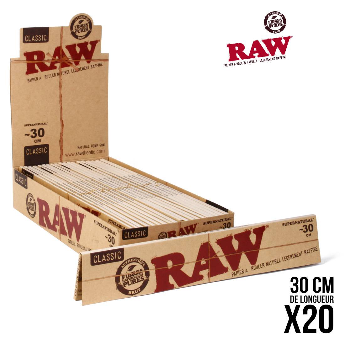 FEUILLES RAW HUGE X20