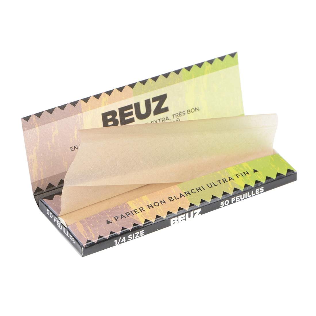FEUILLES A ROULER BEUZ 1/4 X25 BROWN FEUILLES A ROULER BEUZ 1/4 X25