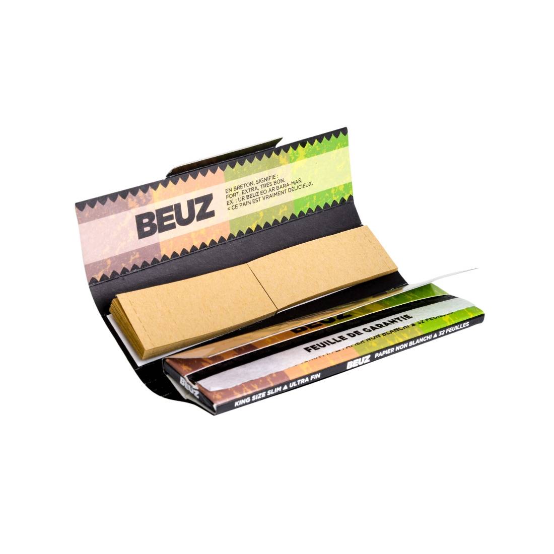 FEUILLE A ROULER BEUZ BROWN SLIM 2 EN 1 X10