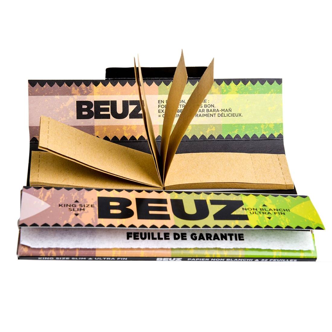 FEUILLE A ROULER BEUZ BROWN SLIM 2 EN 1 X24