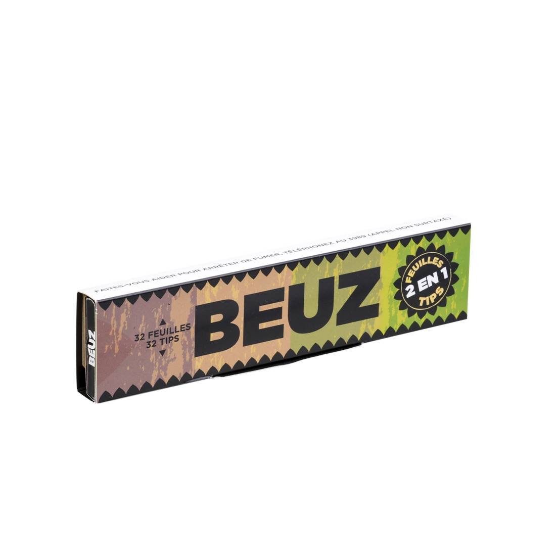 FEUILLE A ROULER BEUZ BROWN SLIM 2 EN 1 X10