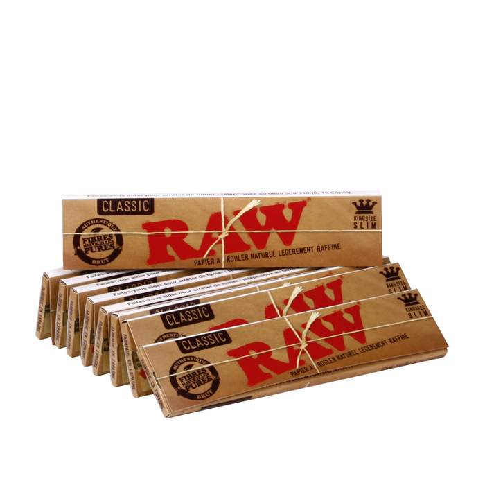 FEUILLES A ROULER RAW KS SLIM PAR 10 FEUILLES A ROULER RAW KS SLIM PAR 10