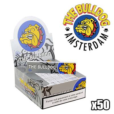 FEUILLES A ROULER THE BULLDOG SLIM SILVER PAR 50