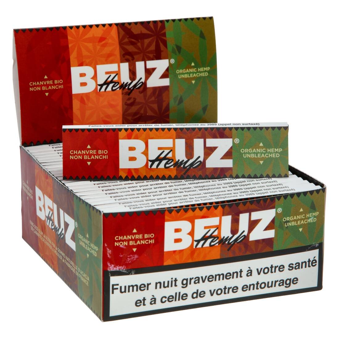 FEUILLES A ROULER BEUZ SLIM CHANVRE X50