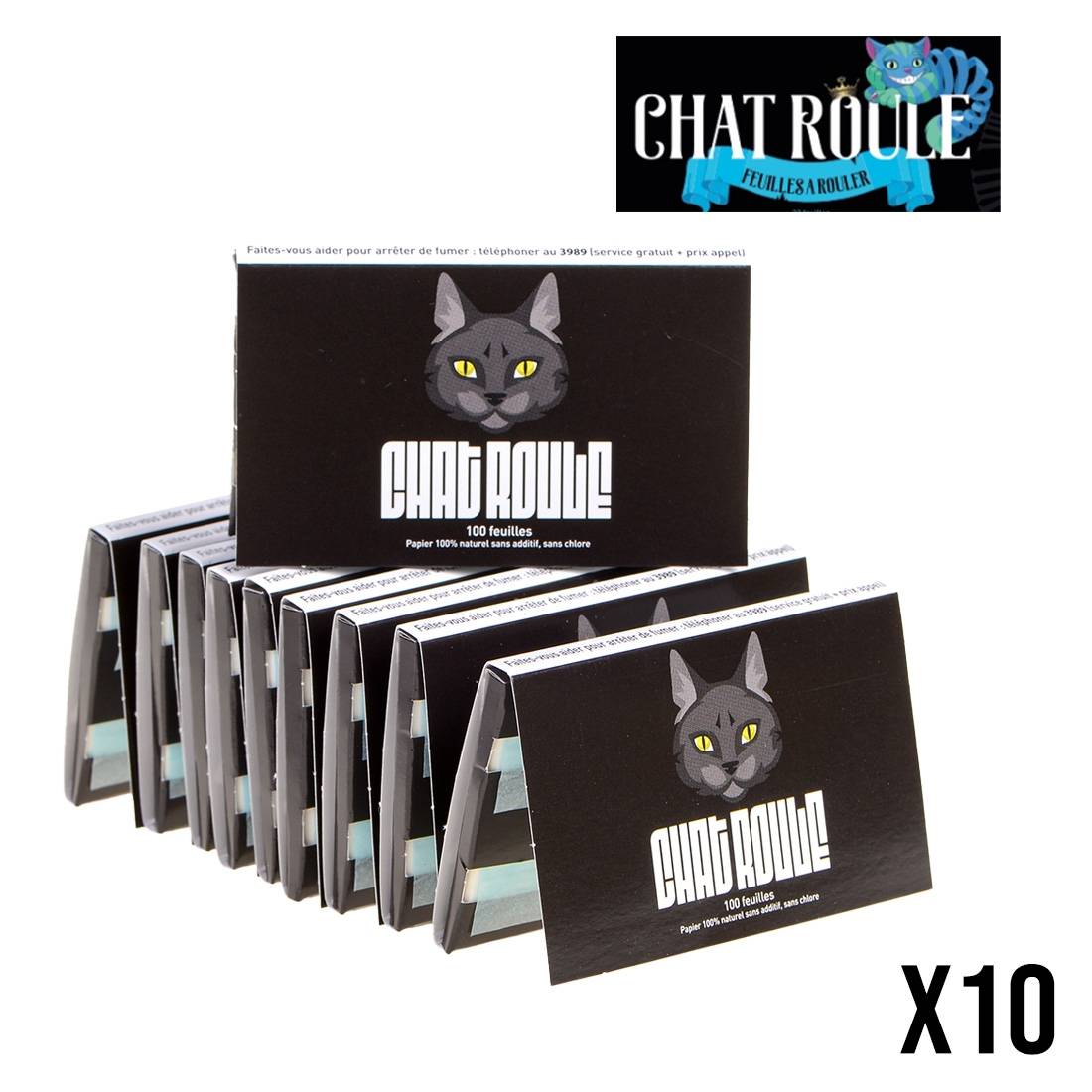 FEUILLES A ROULER CHAT ROULE REGULAR X10