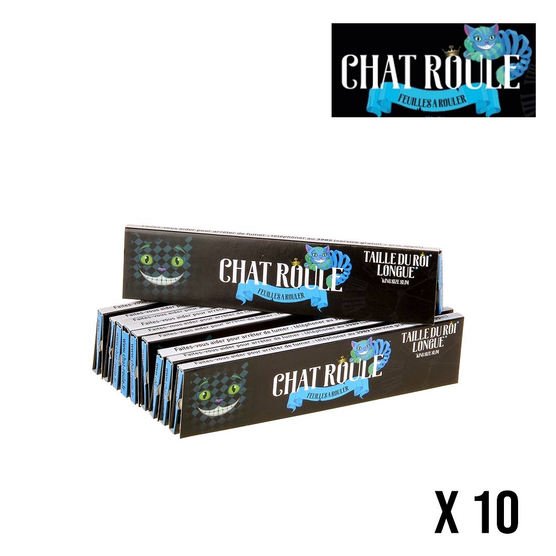FEUILLES A ROULER CHAT ROULE SLIM X10