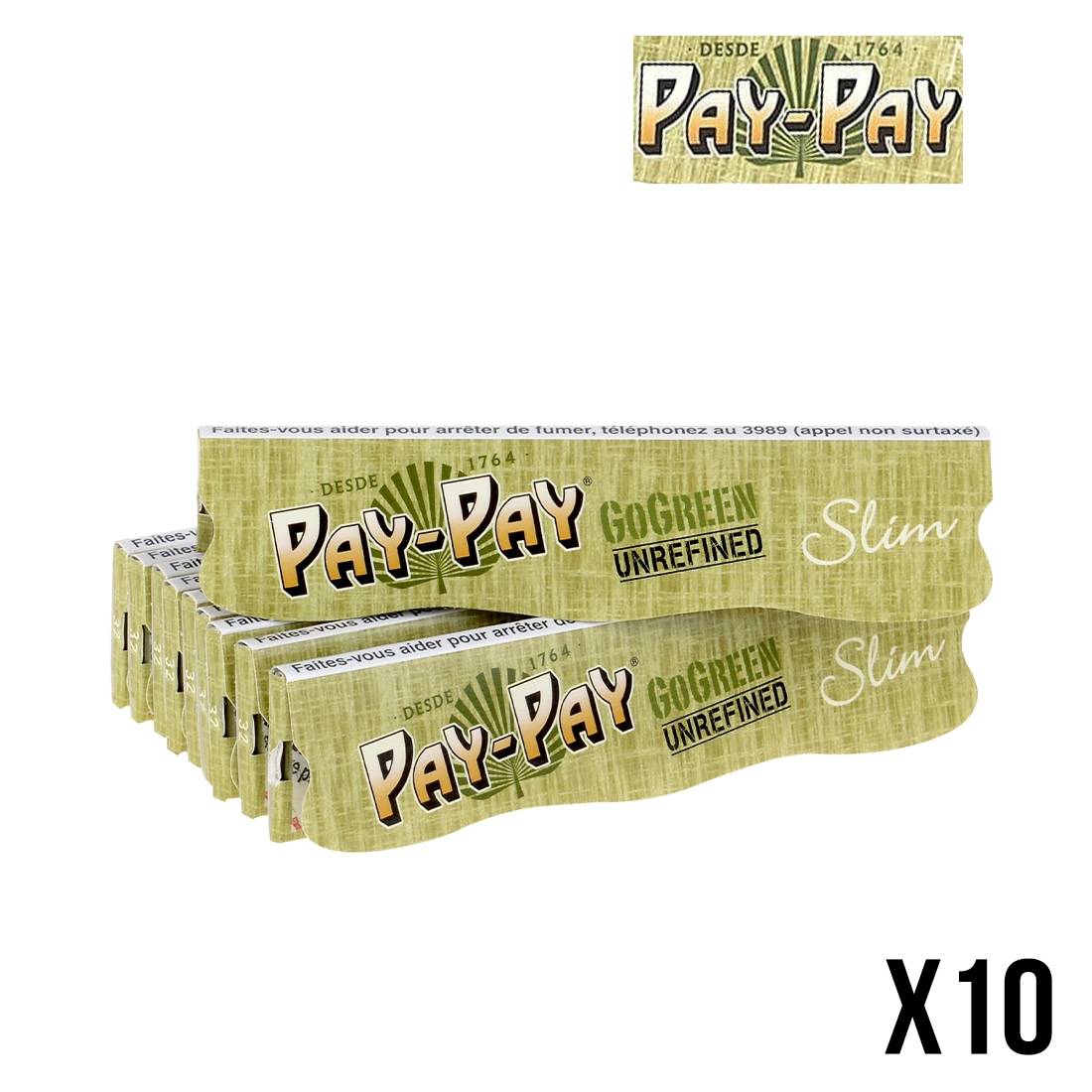 FEUILLES A ROULER PAY PAY GO GREEN X10