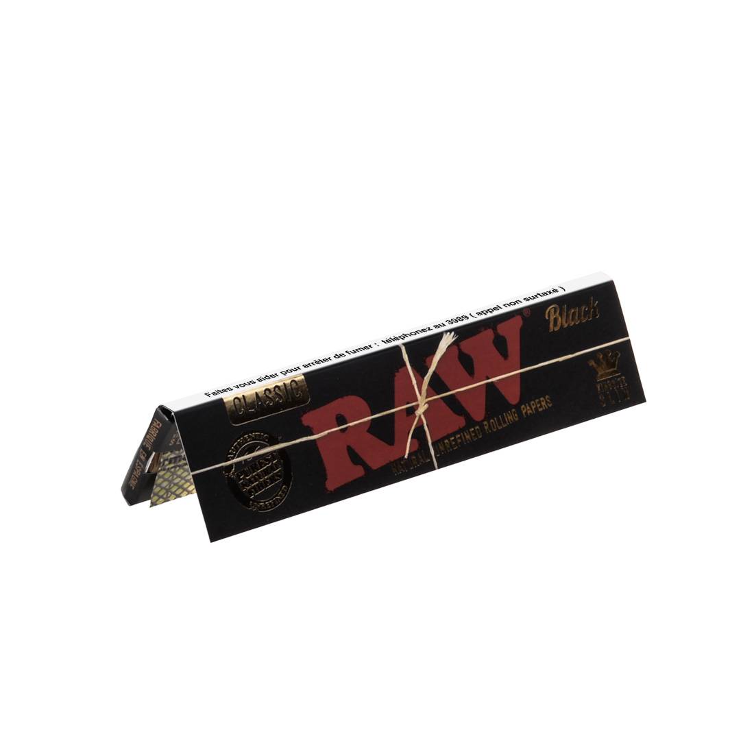 FEUILLES A ROULER RAW BLACK X50