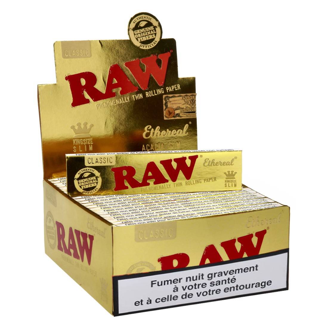 FEUILLES A ROULER RAW ETHEREAL KS SLIM PAR 50