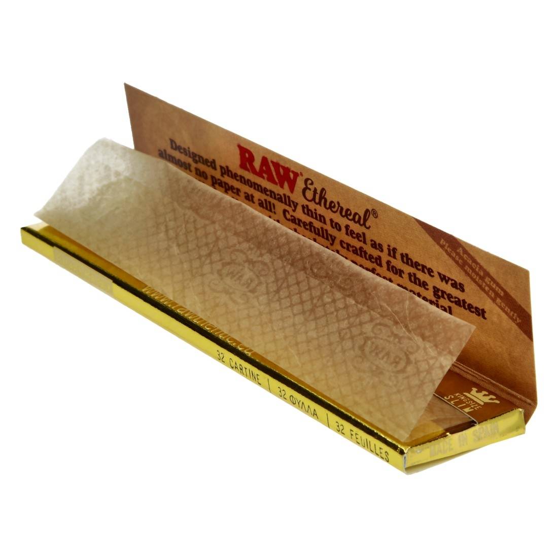 Boîte de 50 carnets RAW Ethereal KS Slim
