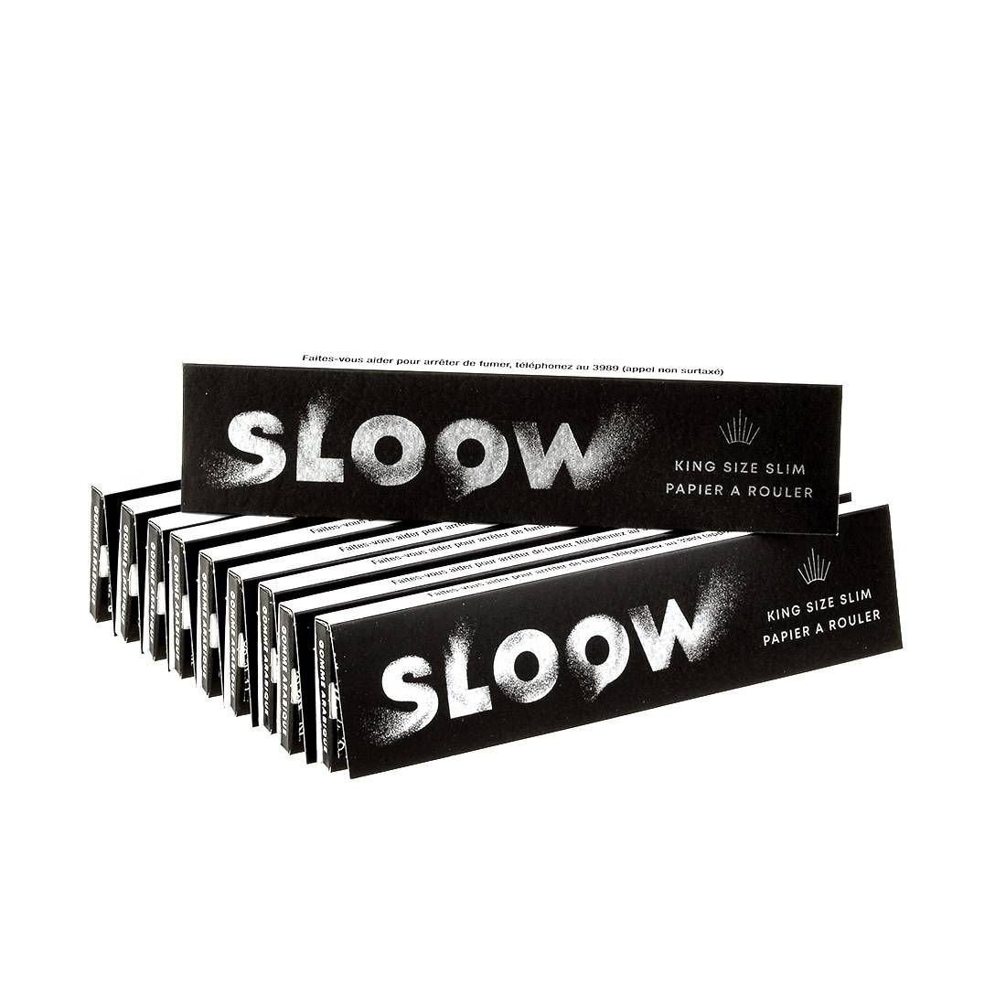 FEUILLES A ROULER SLOOW SLIM PAR 10