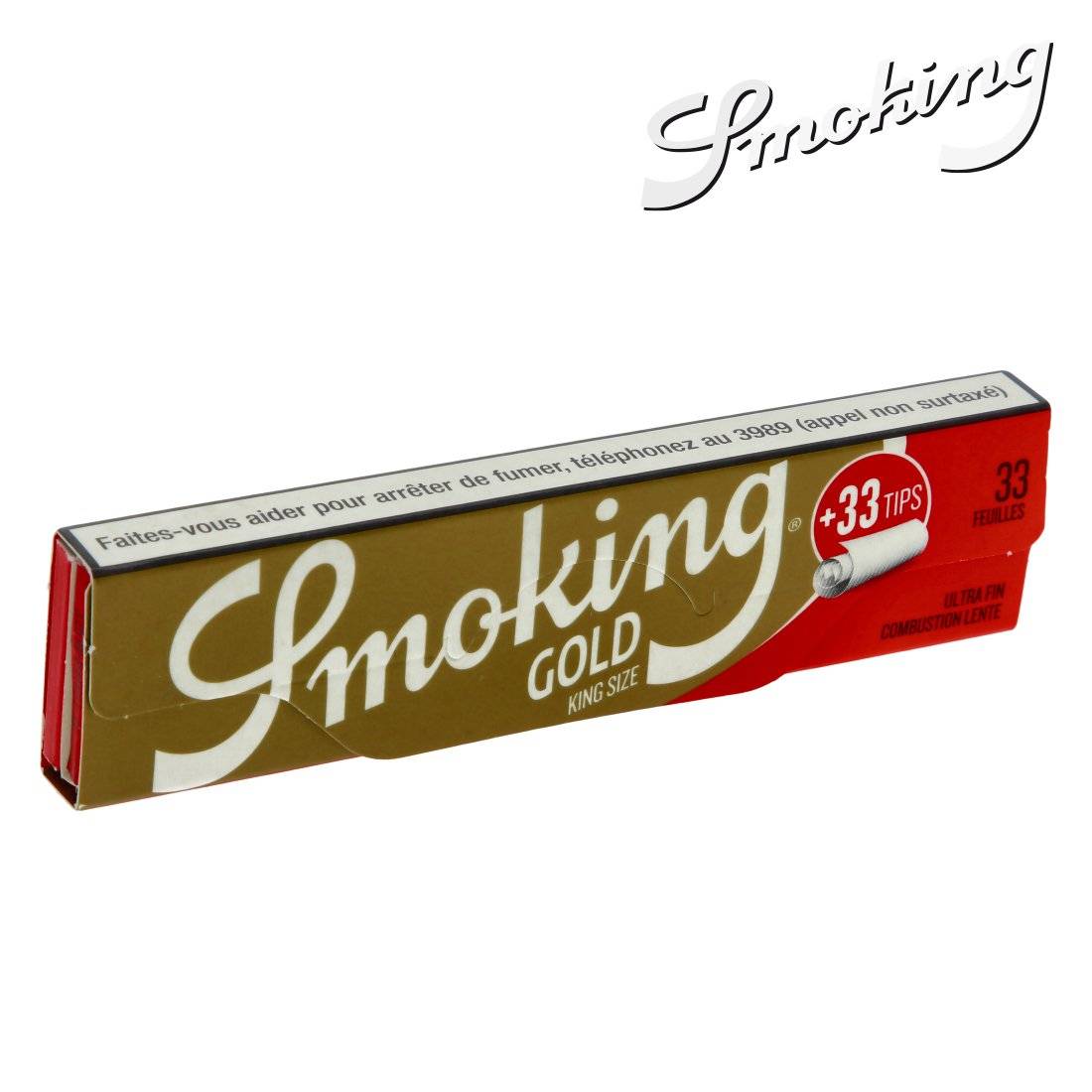 FEUILLES A ROULER SMOKING GOLD + TIPS
