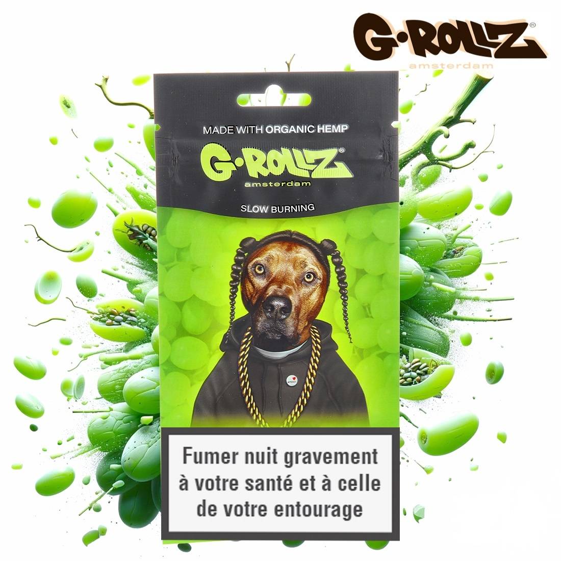 FEUILLES BLUNT CHANVRE G-ROLLZ GREEN FUNK PAR 4