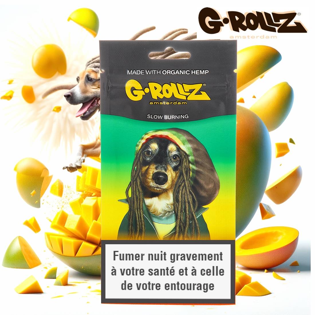 FEUILLES BLUNT CHANVRE G-ROLLZ TROPICAL TWIST PAR 4