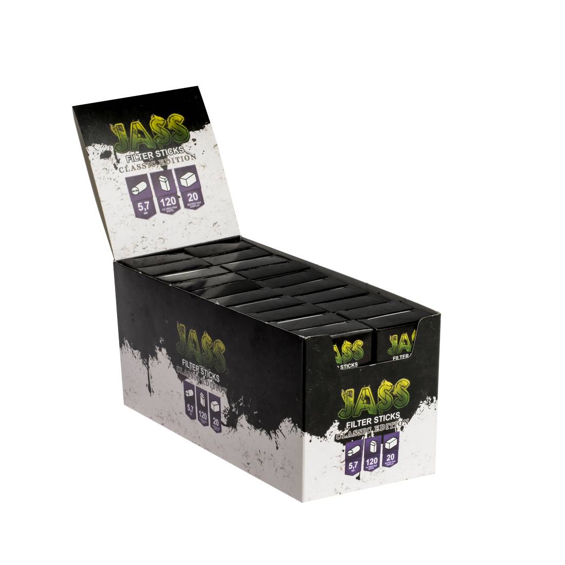 FILTRES JASS CLASSIC EDITION 5.7MM EN STICK PAR 20