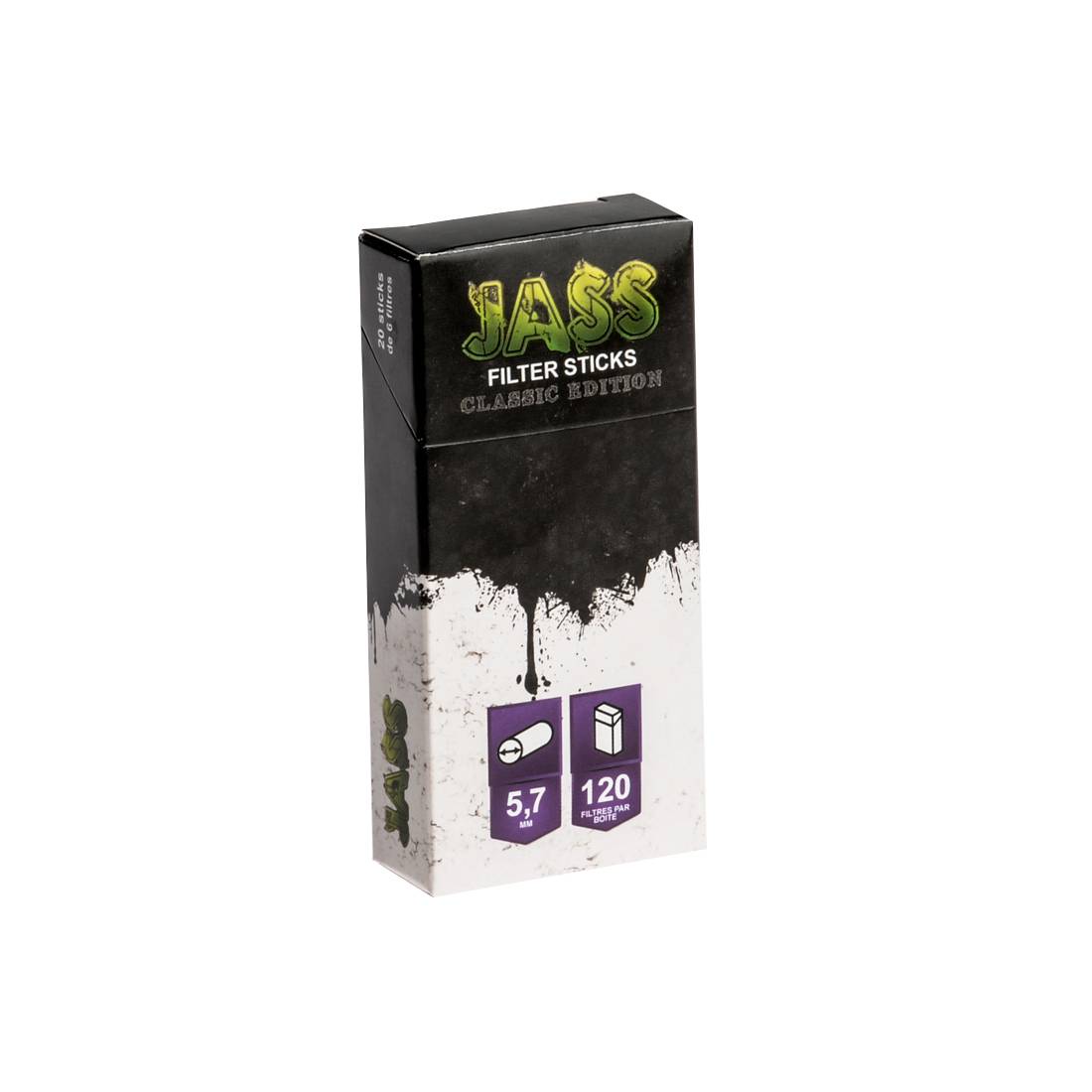 FILTRES JASS CLASSIC EDITION 5.7MM EN STICK PAR 20
