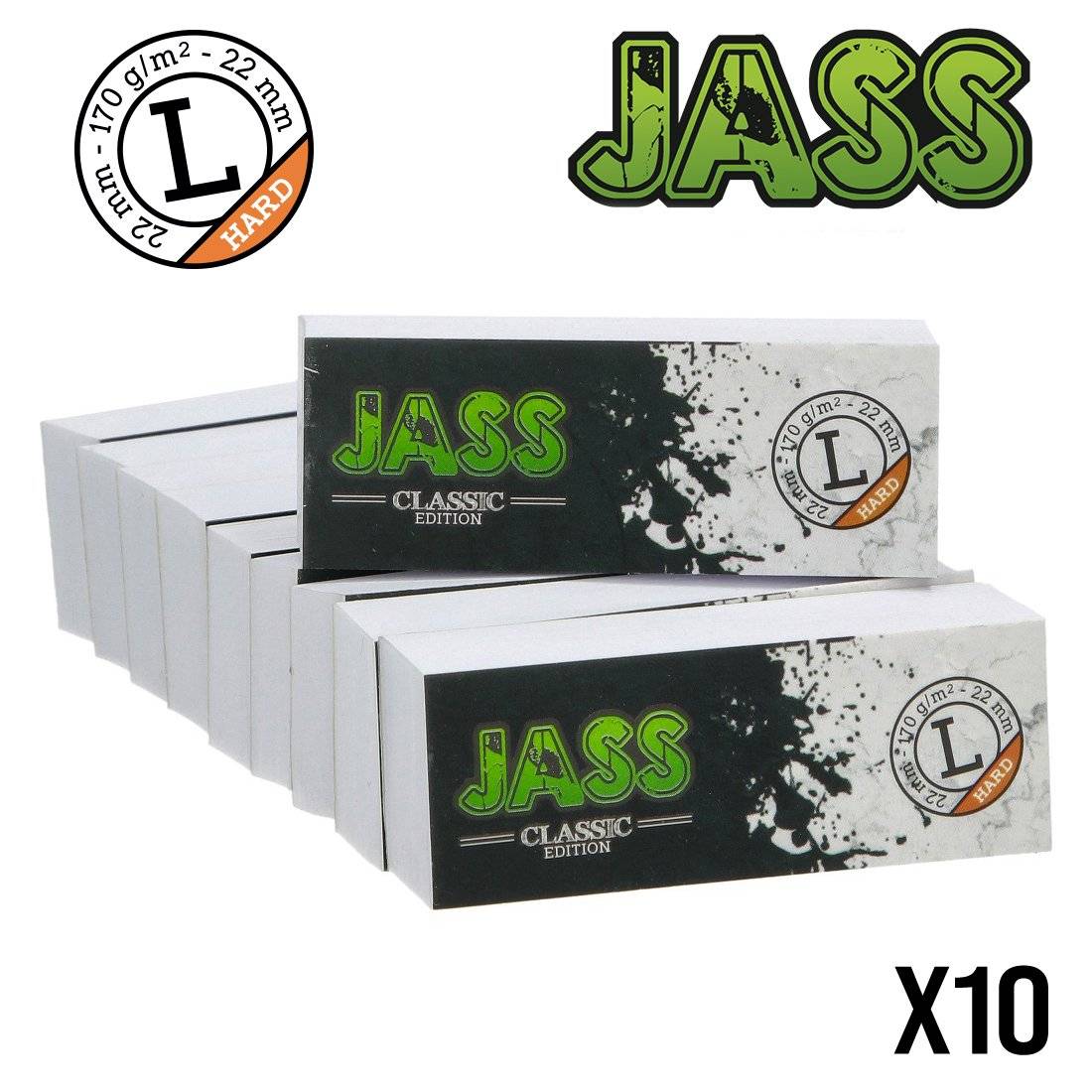 FILTER TIPS JASS HARD CLASSIC EDITION X10 TAILLE L