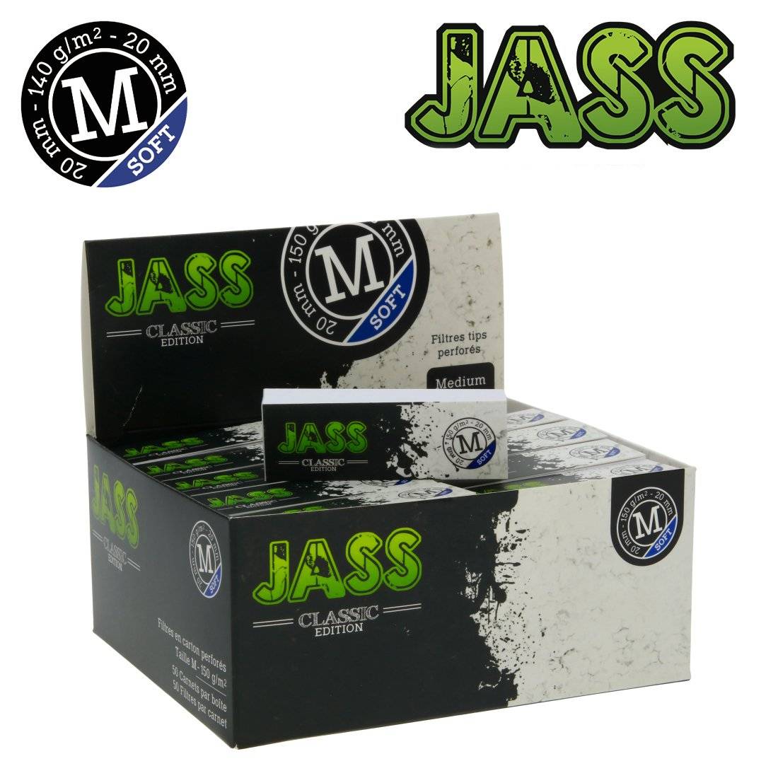 FILTER TIPS JASS SOFT CLASSIC EDITION TAILLE M X50