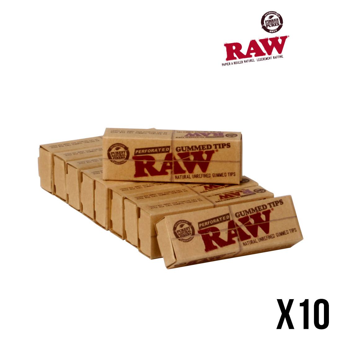 FILTRES RAW GUMMED X10