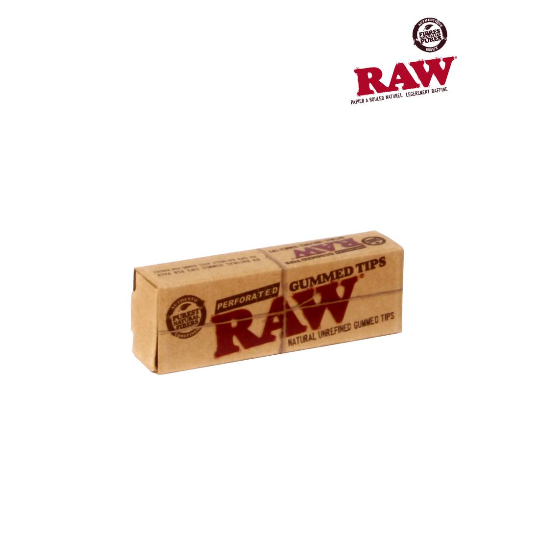 Filtres En Carton Pré-Roulés RAW X 20 Boîtes - Filtres Non Blanchis Pour Rouler