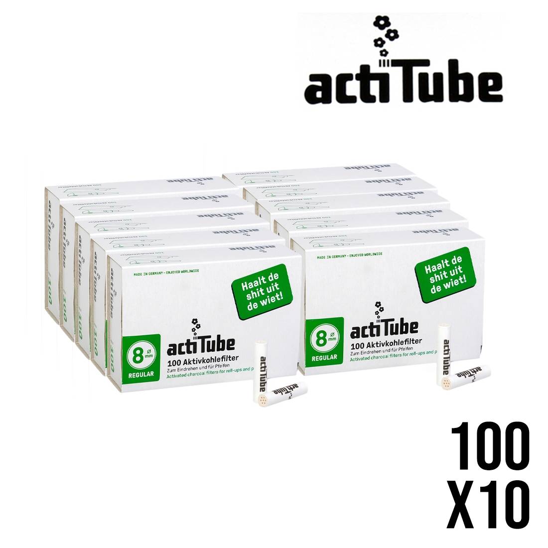 FILTRE A CHARBON ACTITUBE PAR 100 X10