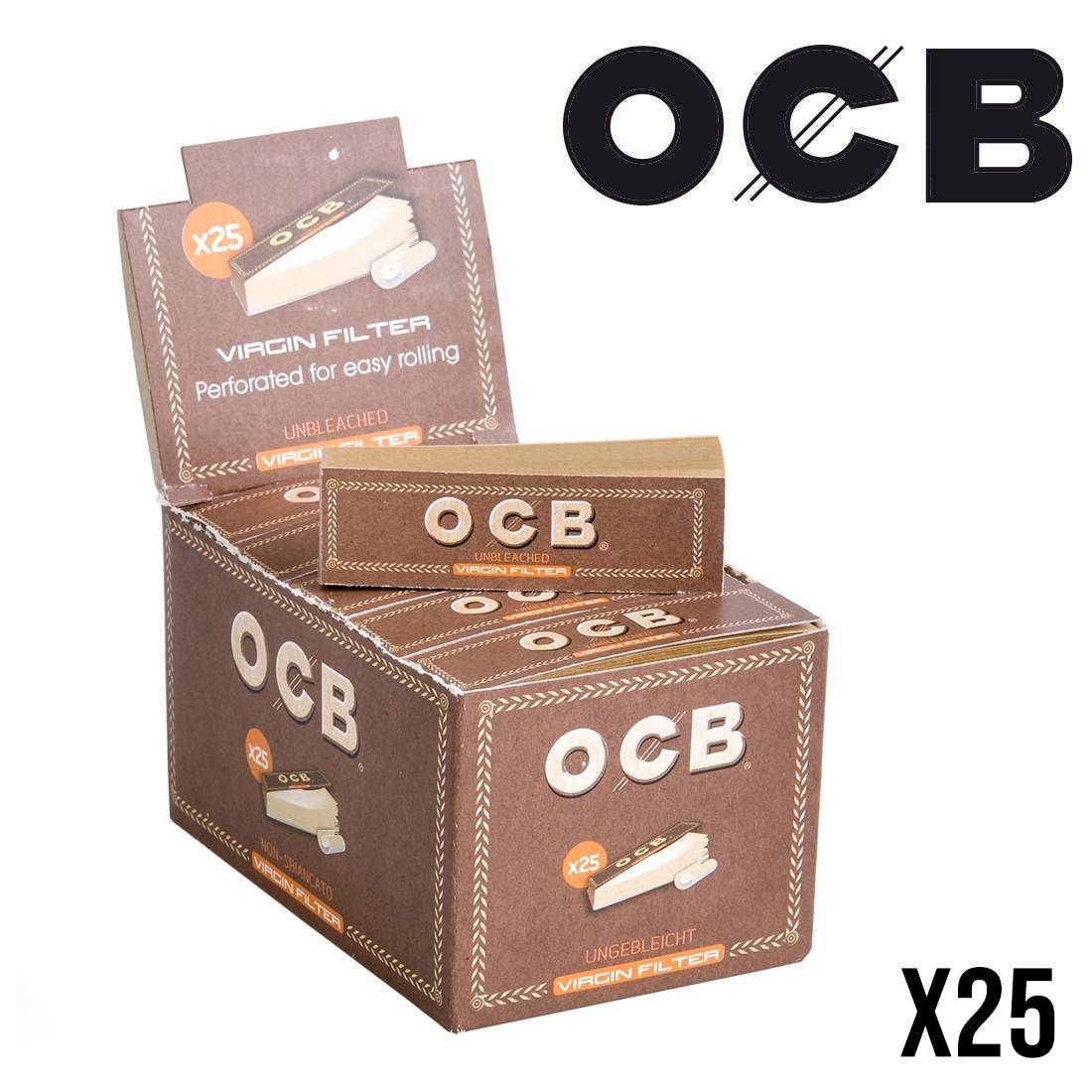 FILTRE CARTON OCB VIRGIN PAR 25