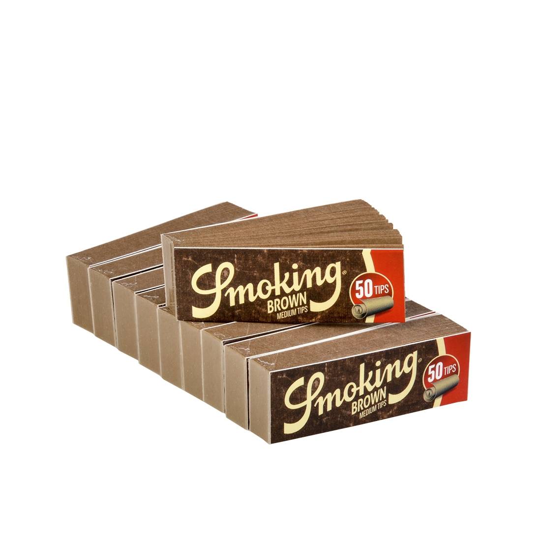 FILTRE TIPS PERFORE SMOKING BROWN X10