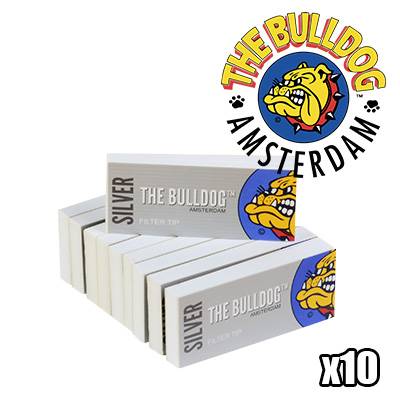 FILTRES CARTON THE BULLDOG LARGE SILVER PAR 10