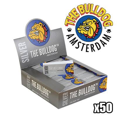 FILTRES CARTON THE BULLDOG LARGE SILVER PAR 50