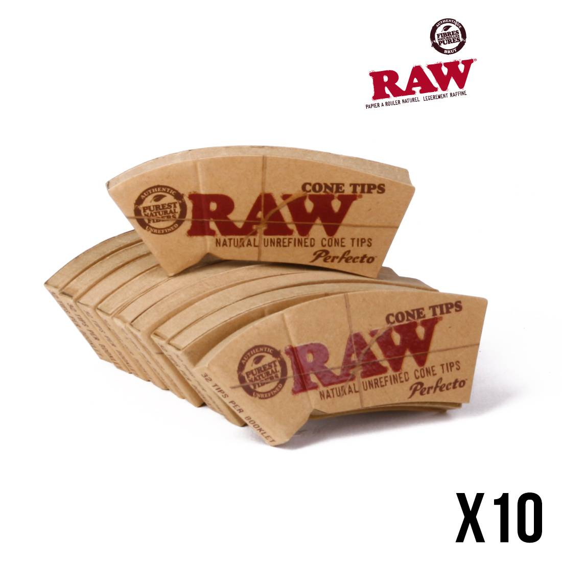 FILTRES RAW CONE TIPS X10 PERFECTO