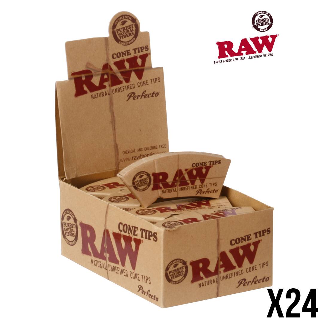 FILTRES RAW CONE TIPS X24 PERFECTO