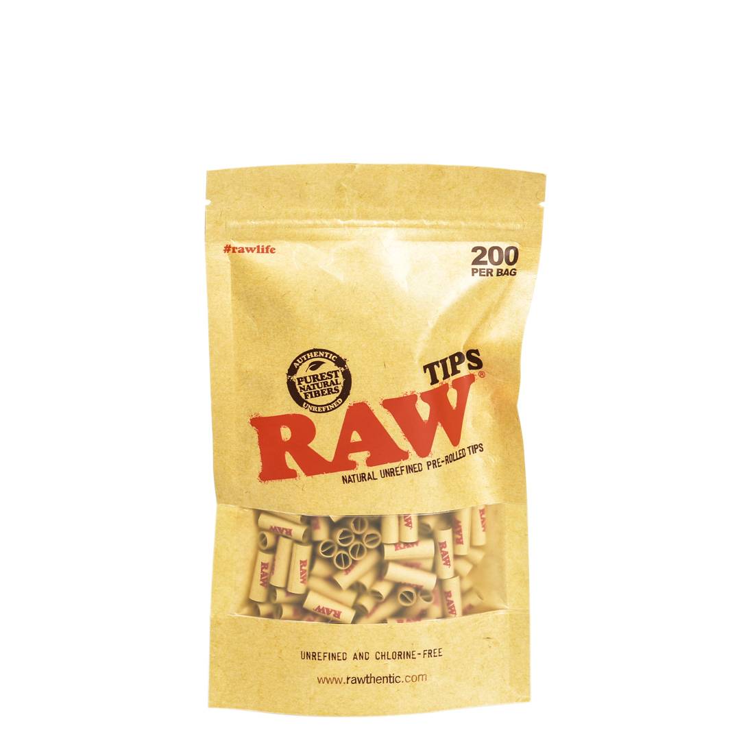 FILTRES RAW PRE-ROULES SACHET DE 200