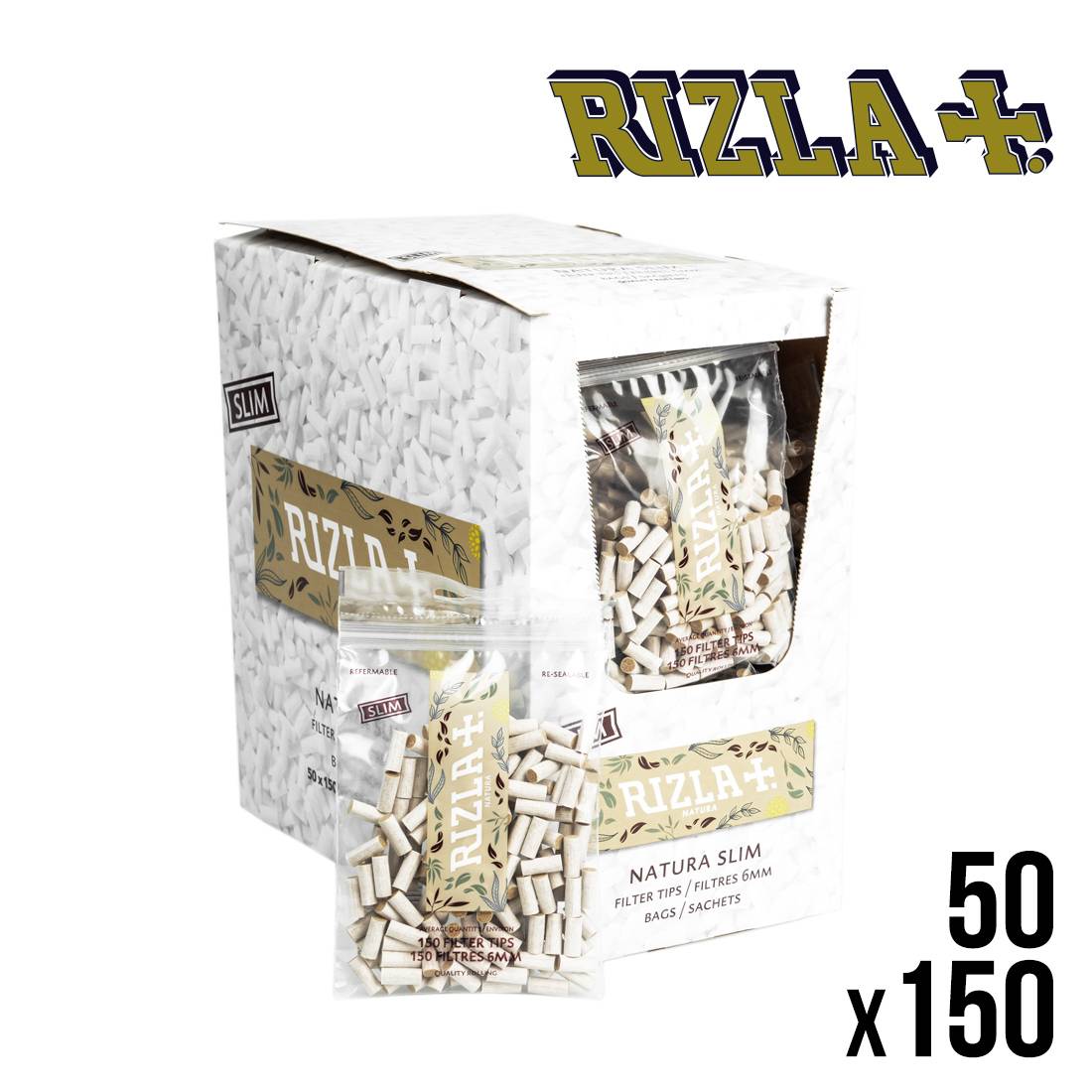 FILTRES RIZLA NATURA EN ACETATE 6MM X50