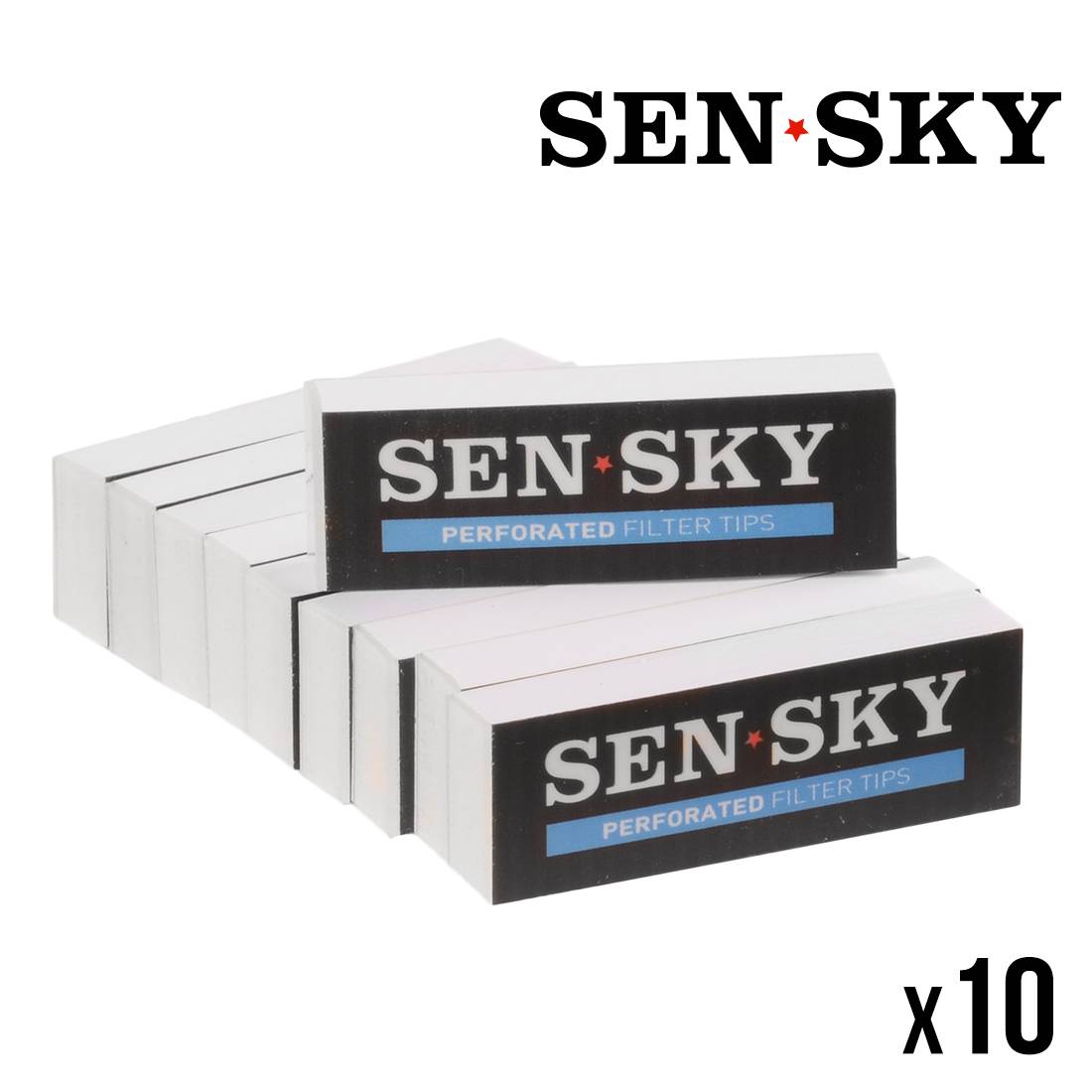 FILTRES TIPS SENSKY PERFORES X10