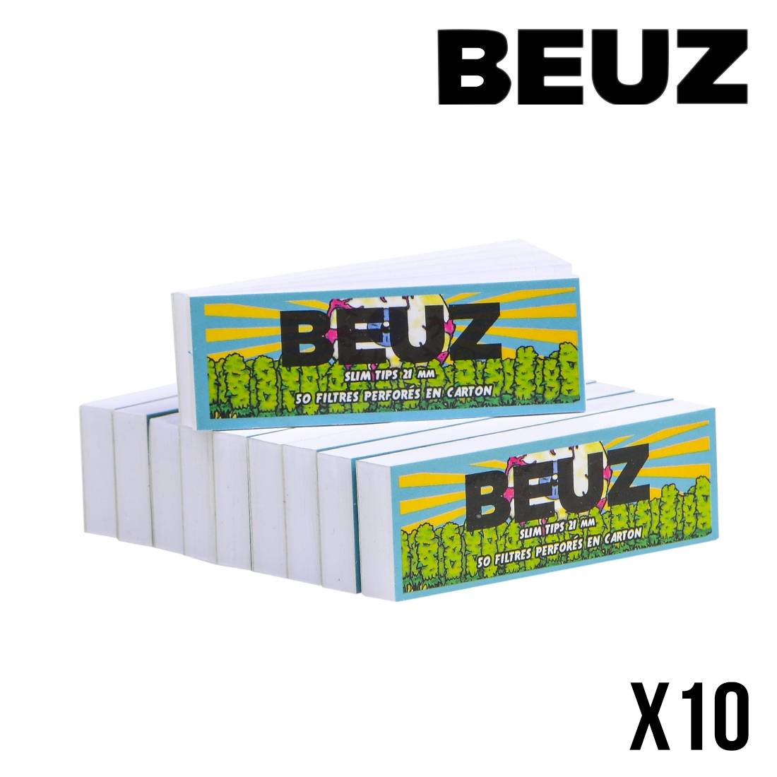 FILTRES CARTON BEUZ PERFORES EDITION SPECIALE X10