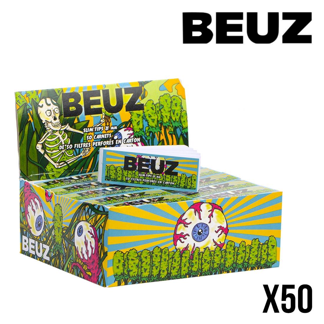FILTRES CARTON BEUZ PERFORES EDITION SPECIALE X50