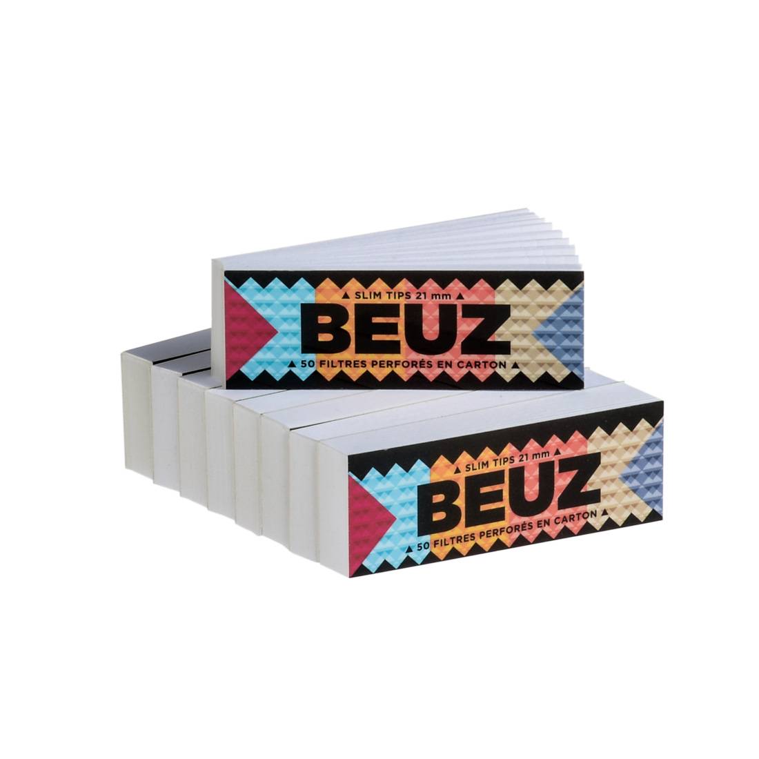 FILTRES CARTON BEUZ PERFORES X10