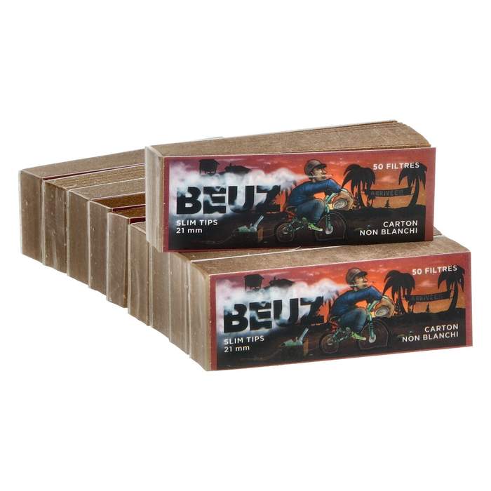 FILTRES CARTON BEUZ SLIM NON BLANCHI BIKE FILTRES