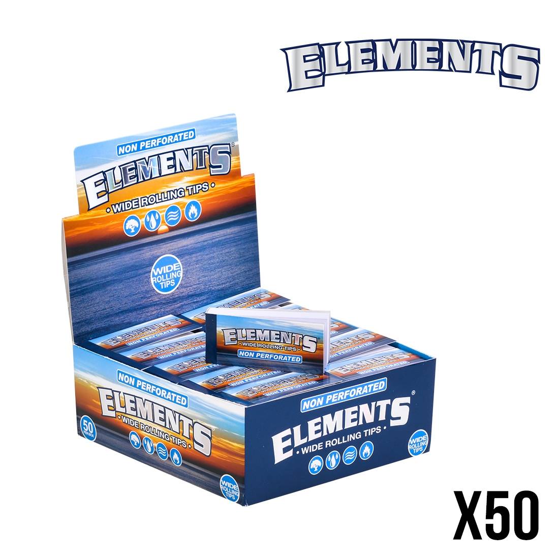 FILTRES CARTON ELEMENTS LARGE NON PERFORES X50